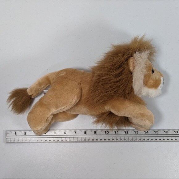 Aurora Lion Plush Flopsie Leonardus 16" Stuffed Animal Toy Realistic Jungle King - Picture 8 of 13
